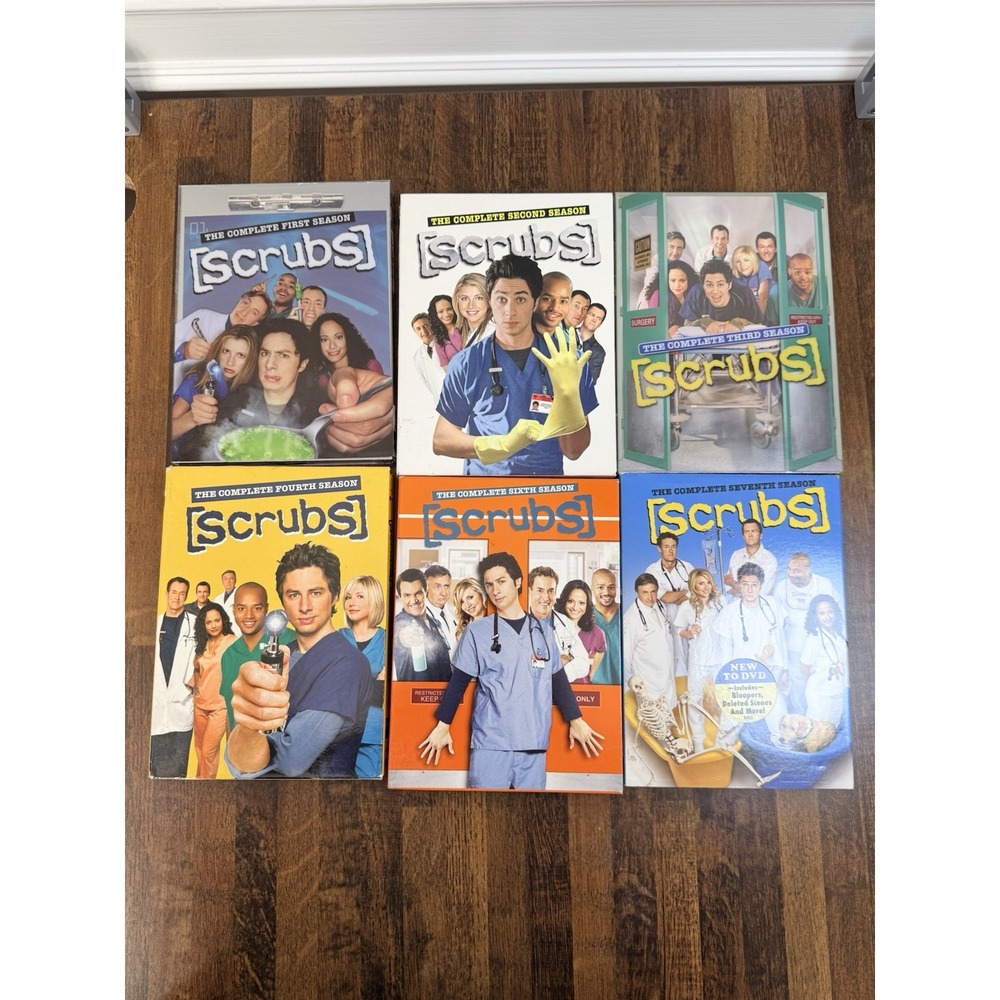 Scrubs The Complete Series Seasons 1 2 3 4 5 6 7 DVD Lot